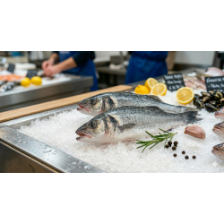 Filet P5E: 2 à 3 Loups éviscérés, sous vide